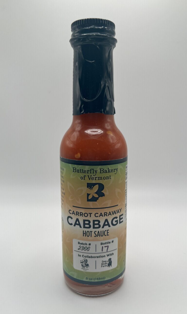 Butterfly Bakery of Vermont – Carrot Caraway Cabbage Hot Sauce