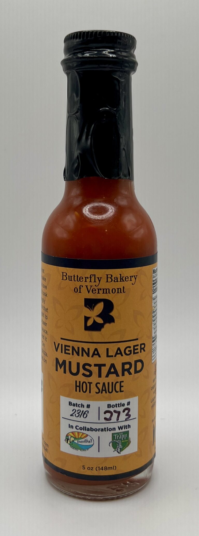 Butterfly Bakery of Vermont – Vienna Lager Mustard Hot Sauce