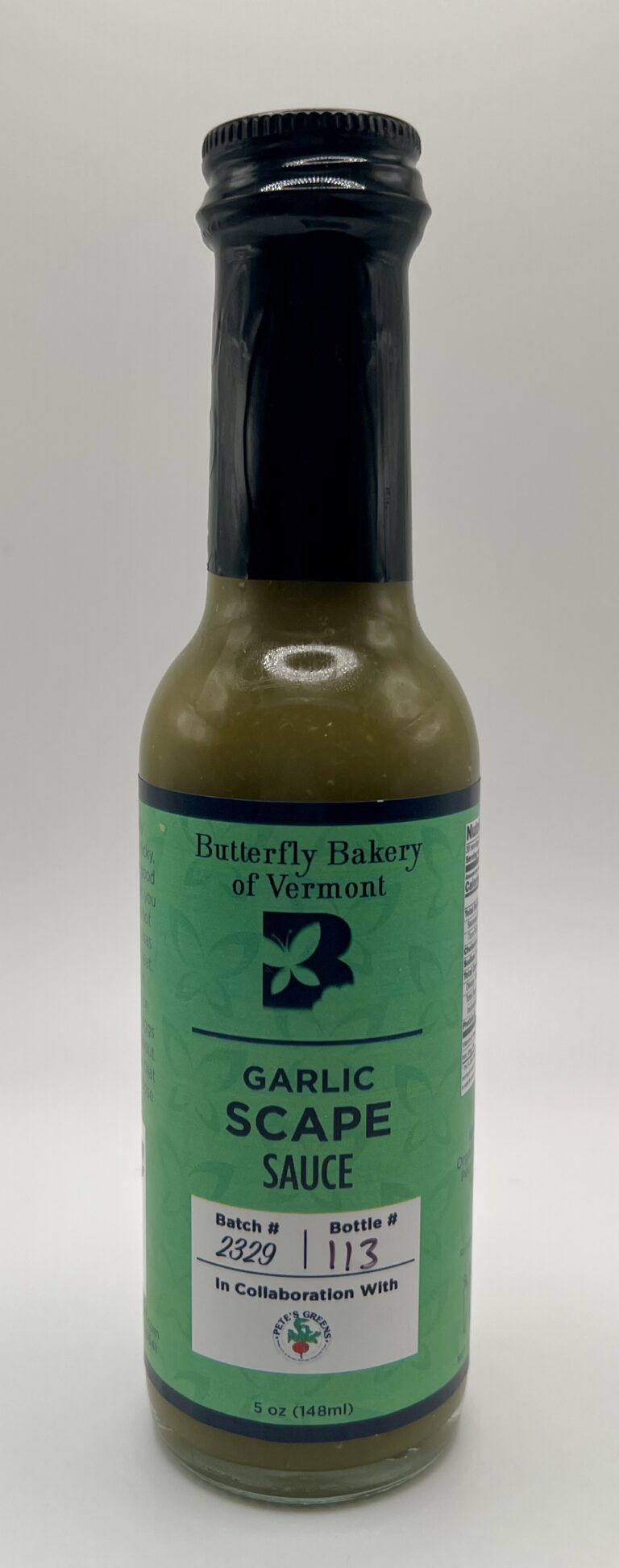 Butterfly Bakery of Vermont – Garlic Scape Sauce