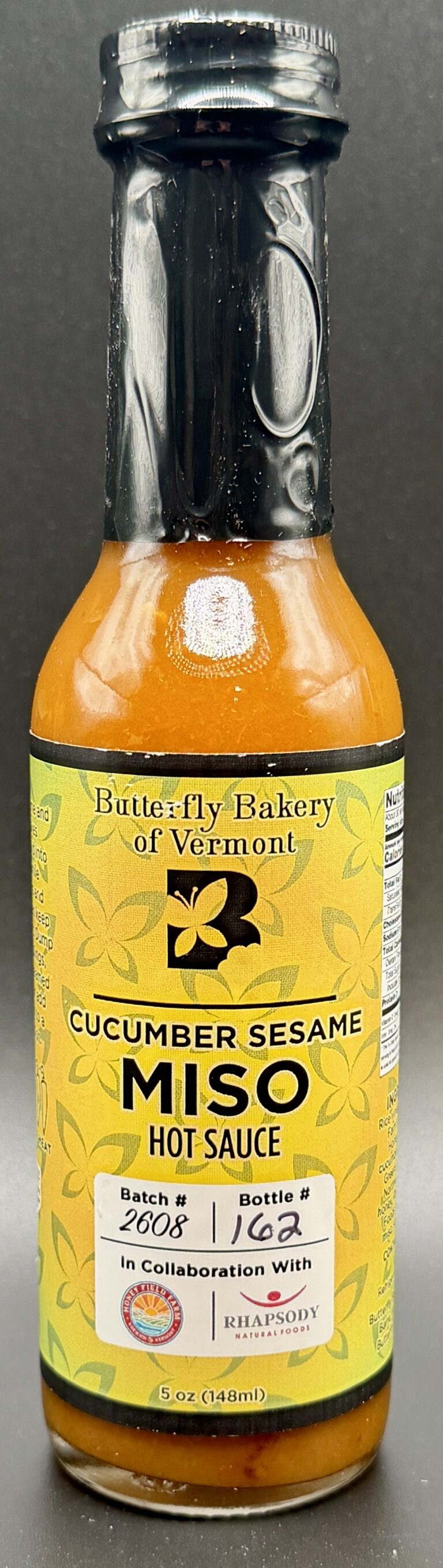 Butterfly Bakery of Vermont – Cucumber Sesame Miso Hot Sauce