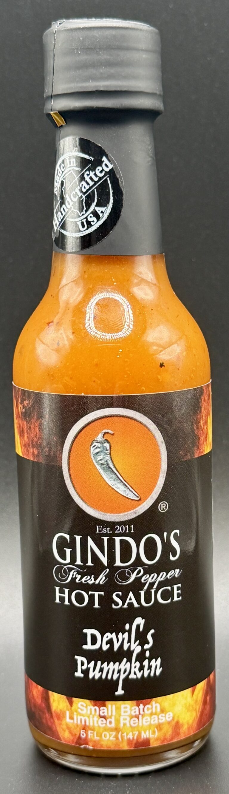 Gindo’s – Devil’s Pumpkin Hot Sauce